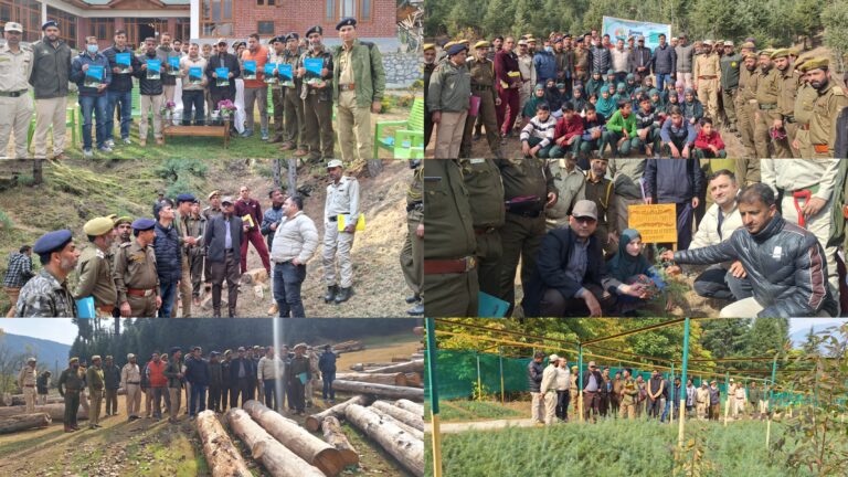 Chief Conservator of Forests Kashmir Visits Kamraj Forest Division Kupwara