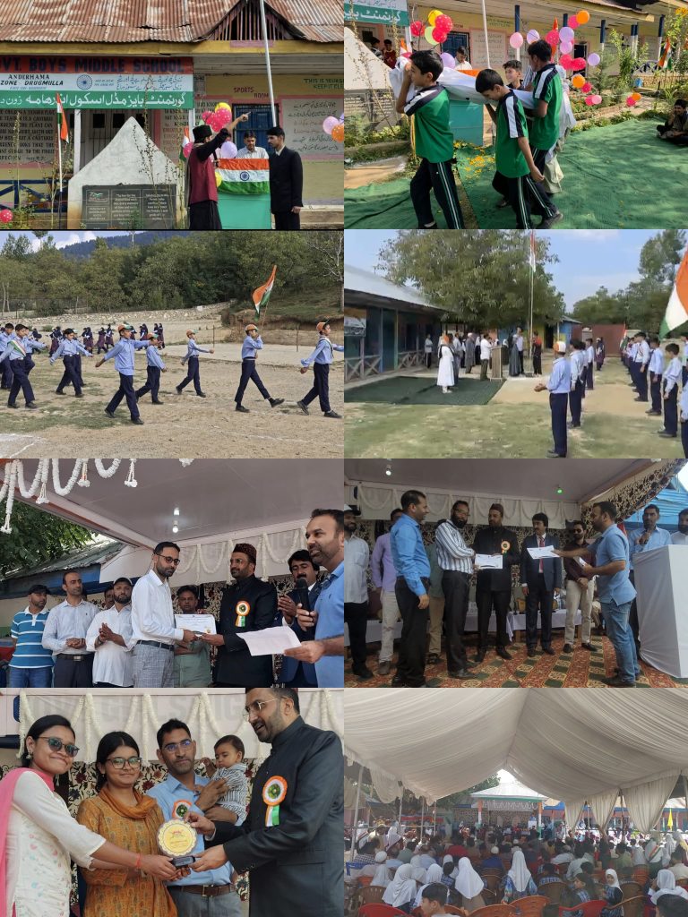 Piramal Foundation Kupwara Joins Independence Day Celebrations at Govt Girls High Drugmulla, BMS Anderhama & GMS Gugloosa Trehgam